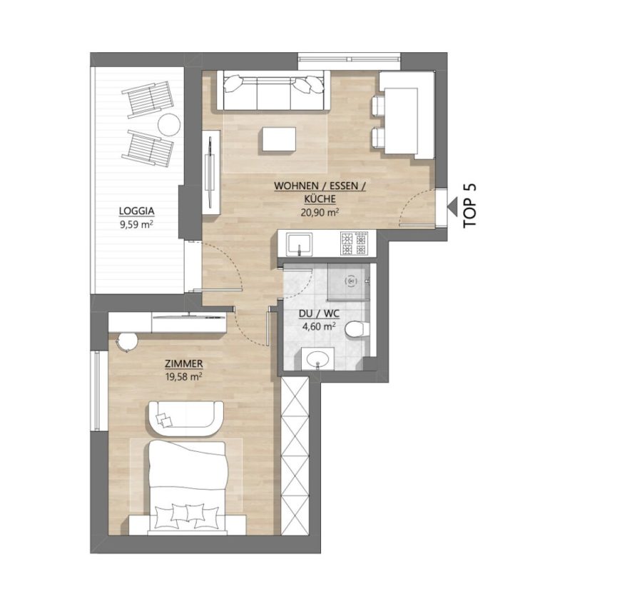 TRAUMLAGE ! FERIENIMMOBILIE! / Zweitwohnsitz!! Apartments direkt an der Skipiste – Hochrindl - Grundriss