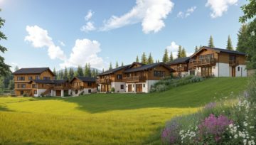 FERIENIMMOBILIE / Kärnten – Hochrindl! Traumhafte Chalets mit herrlichem Blick über das Kärntner Land., 9571 Hochrindl, Ferienhaus