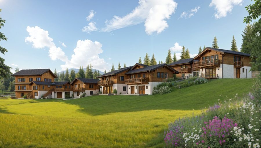 FERIENIMMOBILIE / Kärnten - Hochrindl! Traumhafte Chalets mit herrlichem Blick über das Kärntner Land. - Titelbild