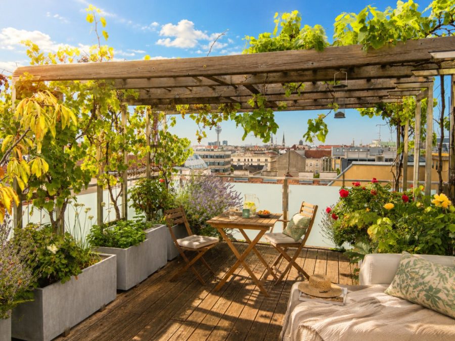 Dachterrassenwohnung mit Fernblick ! - Bild